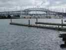 North Harbour Bridge after long wet trudge through streets