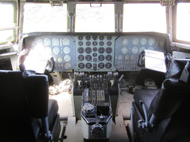 The Argosy cockpit