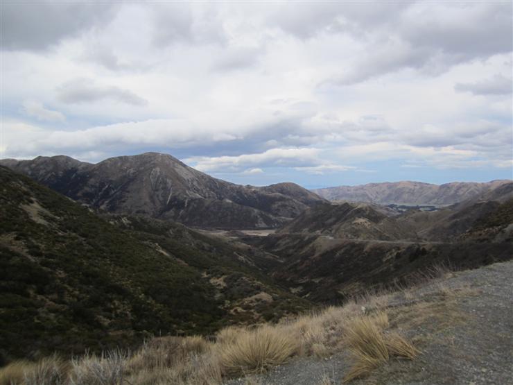 Foothills leading up to Arthur's Pass