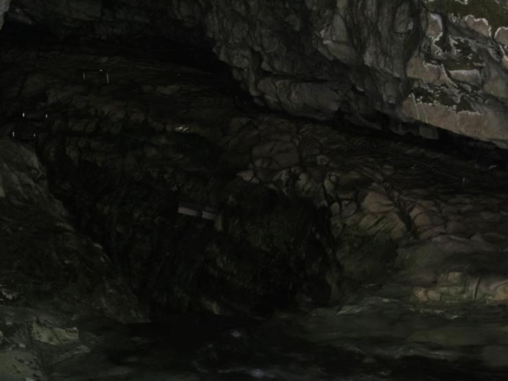 Exit point of Cave Stream