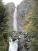 Devil's Punchbowl Falls at Arthur's Pass after a climb up a path and steps