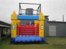 The sad bouncy casle in the rain. The kids were all sheltering indoors. And that was Whitebait Fun Day!