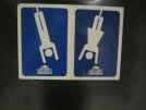 The loo signs at the bungy place